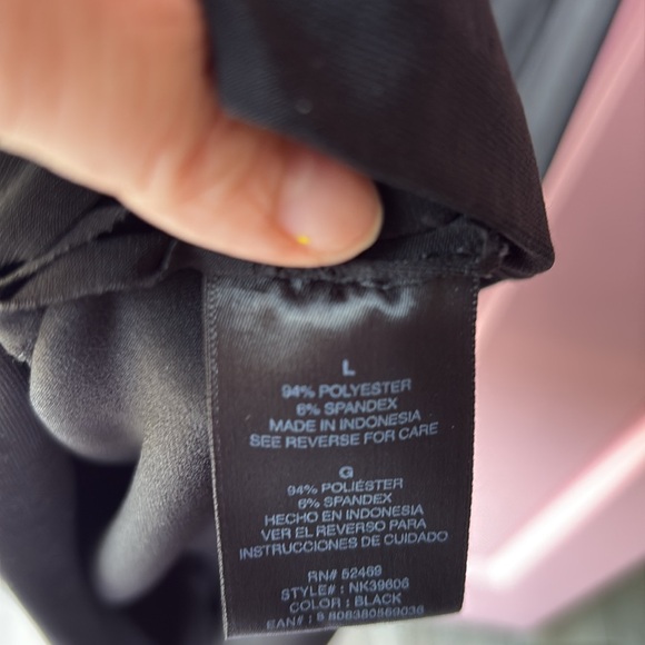 Norma Kamali Black Strapless Dress